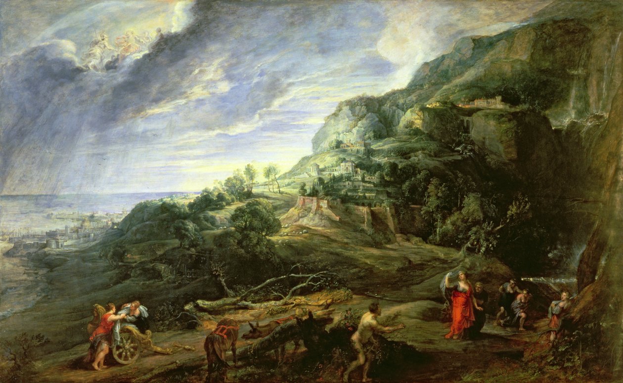 Ulysses på Phaeacian Island af Peter Paul Rubens