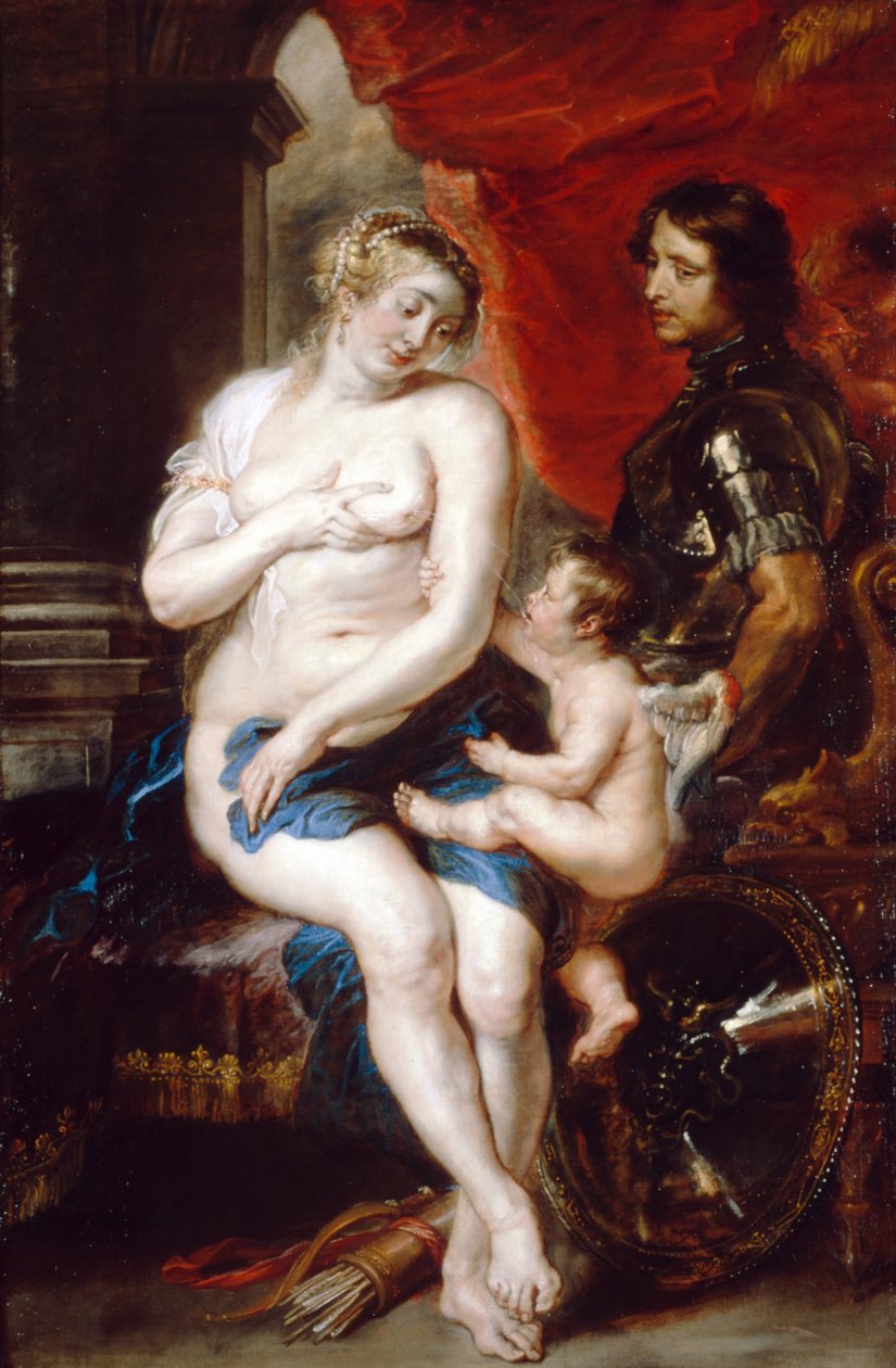 Venus, Mars og Amor af Peter Paul Rubens