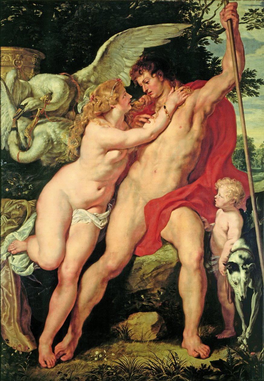 Venus og Adonis af Peter Paul Rubens