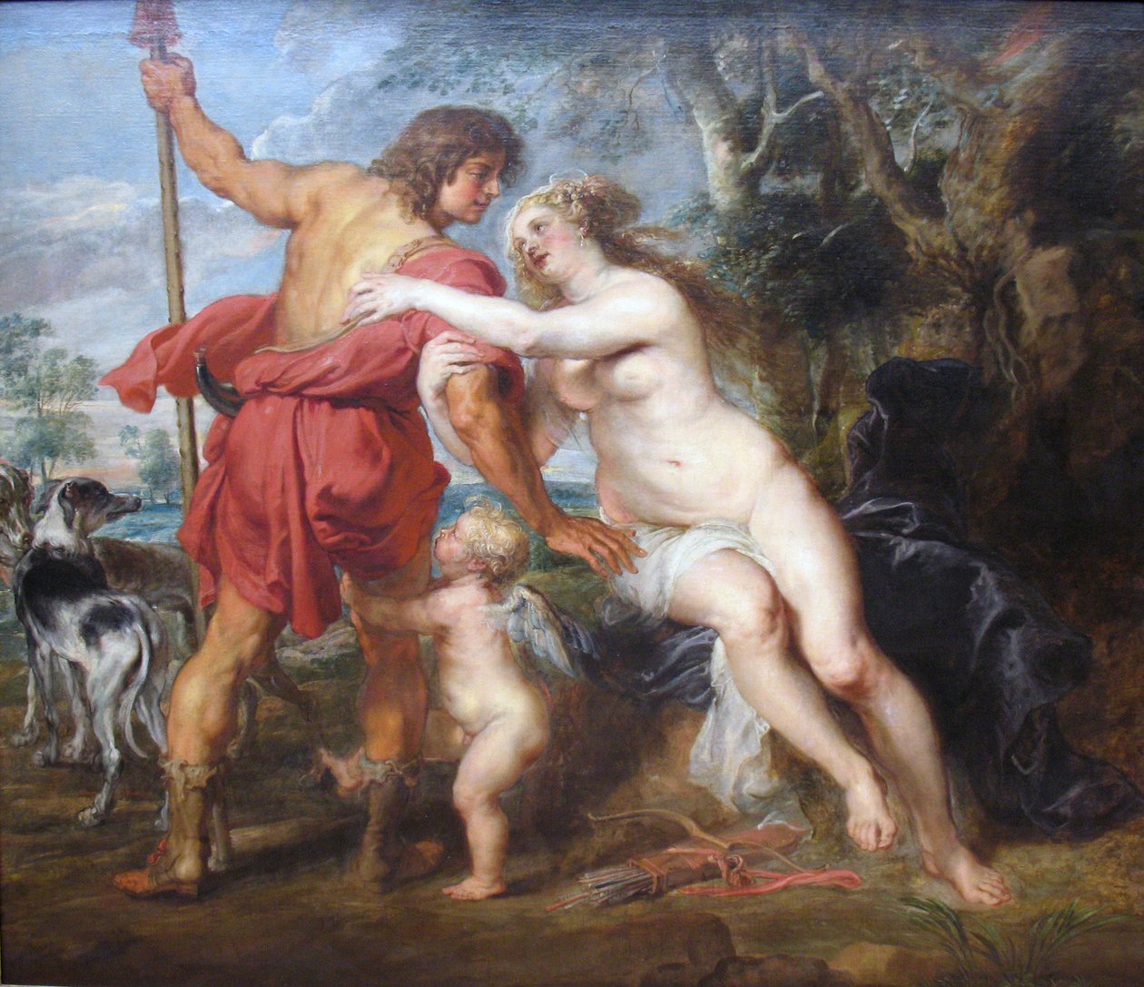Venus og Adonis af Peter Paul Rubens