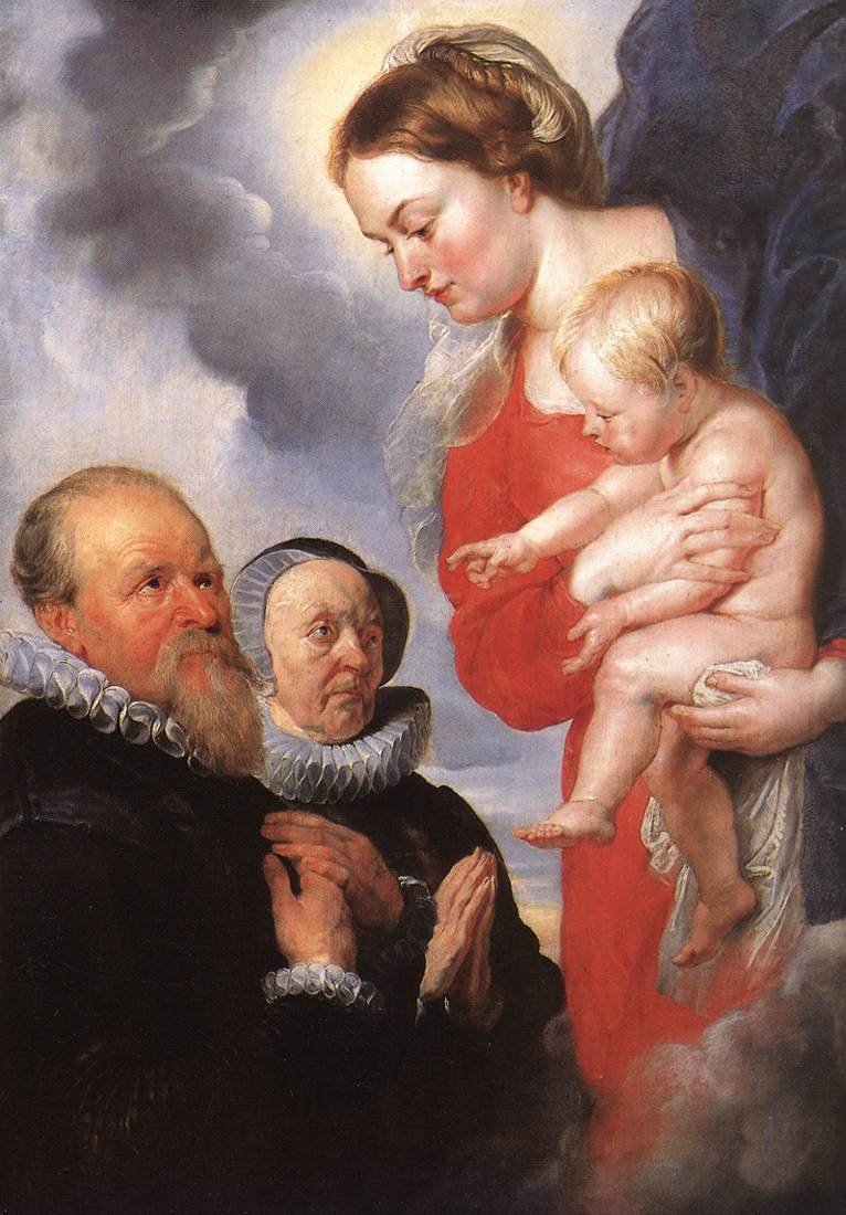 Jomfru og barn af Peter Paul Rubens