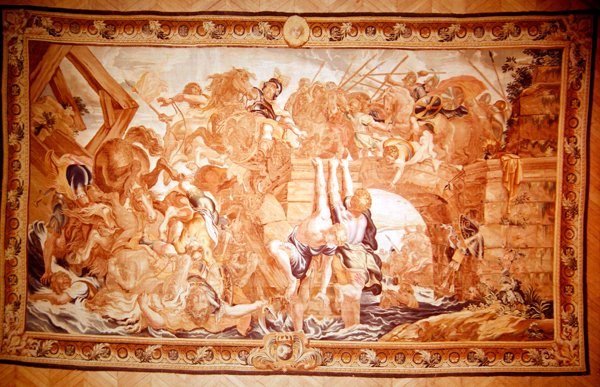 Slaget ved Milvian Bridge af Peter Paul after Rubens