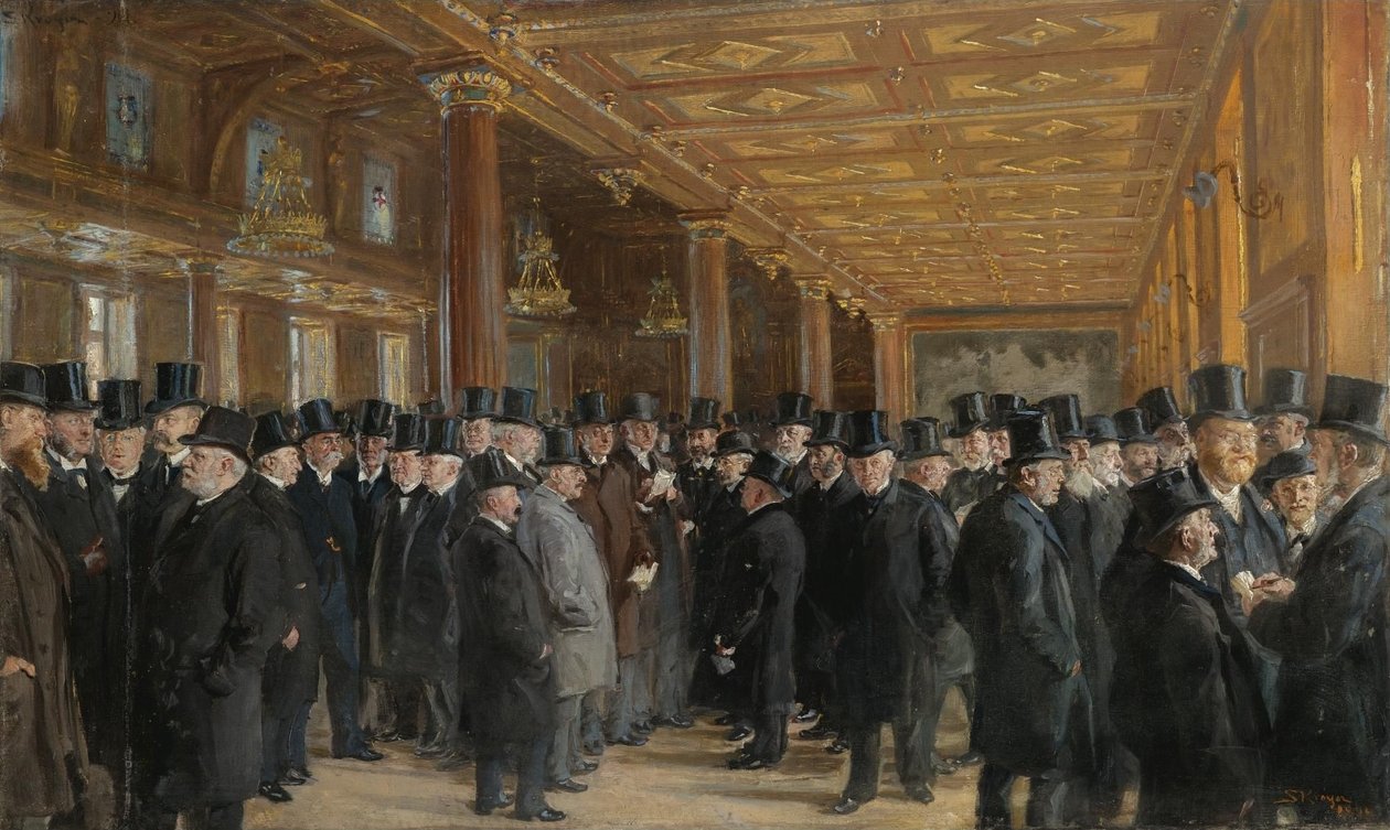 Fra Kobenhavns bors skitse af Peder Severin Krøyer