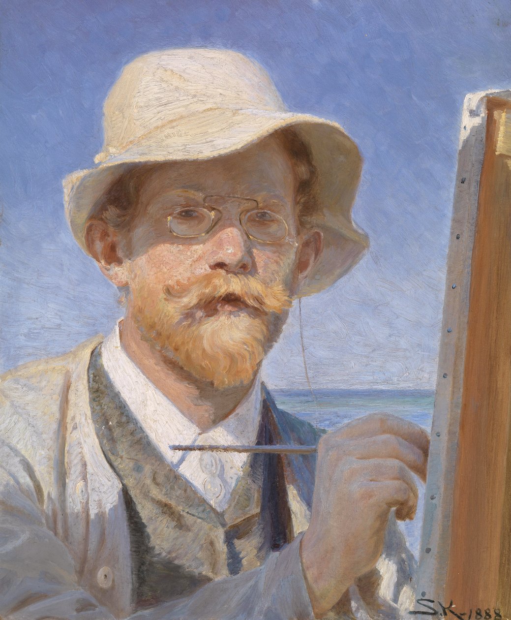 Selvportræt af Peder Severin Krøyer