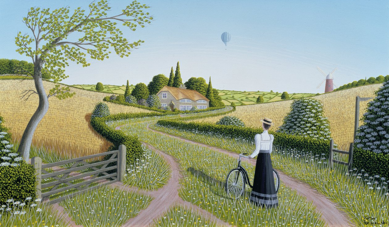 Sommercykling, 1996 af Peter Szumowski