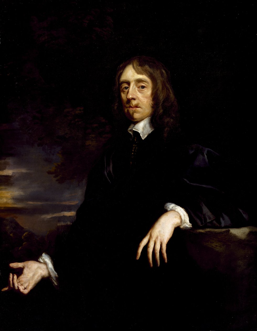 Portræt af en gentleman, 1640-1650 af Peter Lely