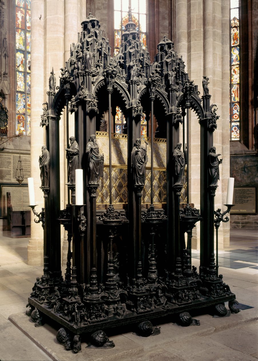 Monument af St. Sebaldus, 1508-19 (bronze) af Peter Vischer