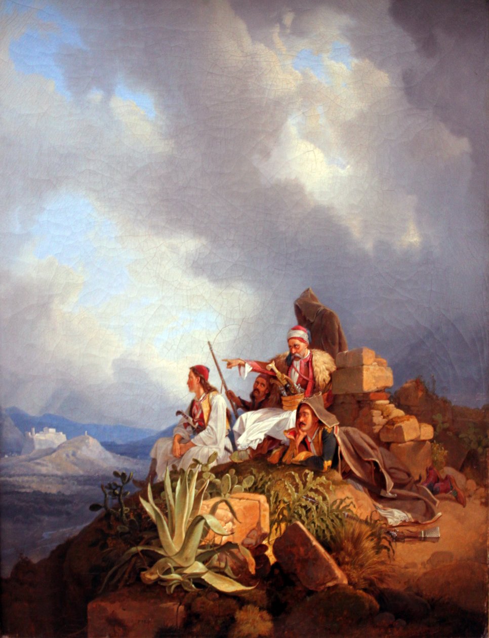 Palikars nær Athen af Peter von Hess