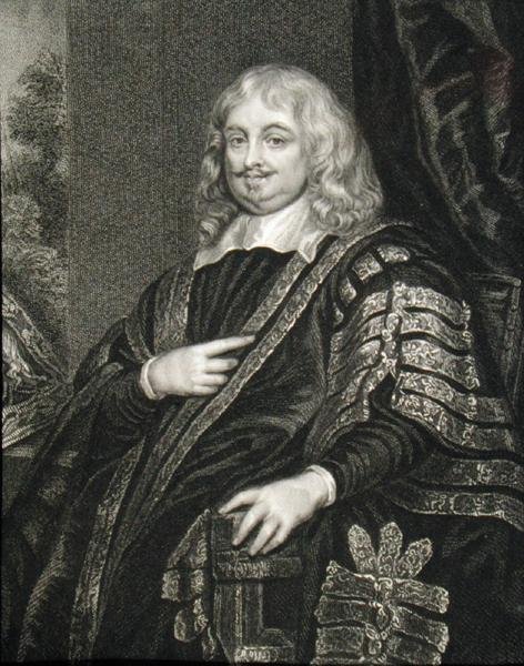 Portræt af Sir Edward Hyde (1609-74) 1. jarl af Clarendon, fra 