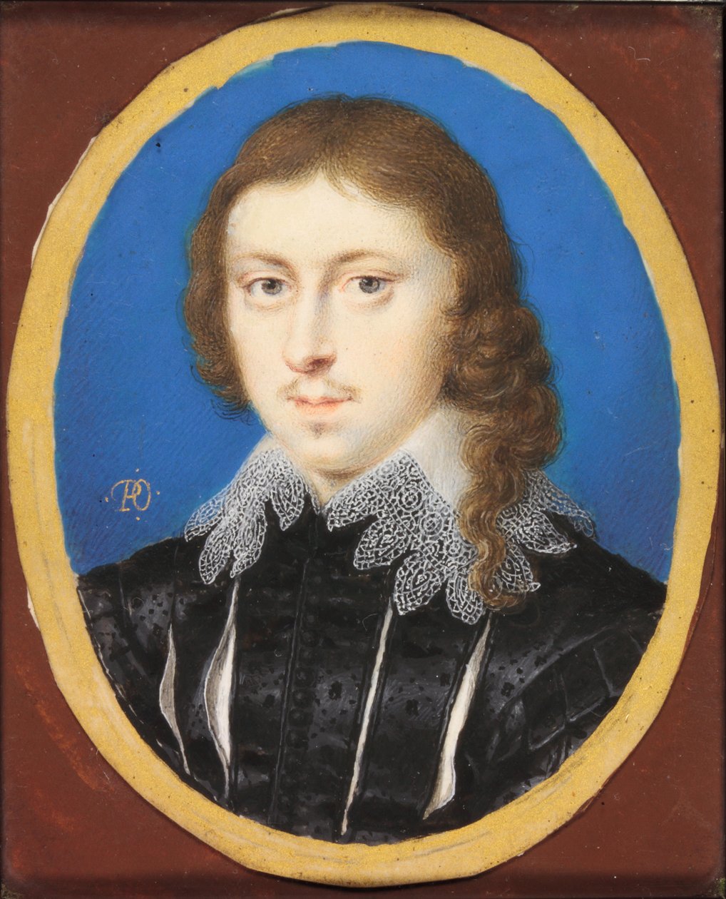 Edmund Waller (akvarel på vellum) af Peter Oliver