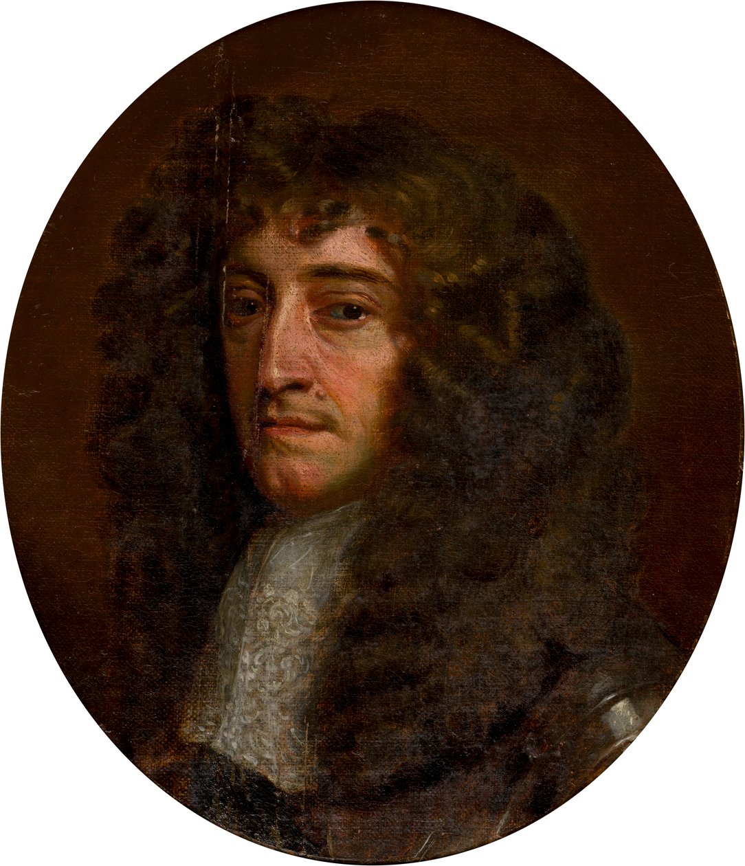 Portræt af prins Rupert af Rhinen (1619-1682), ca. 1618-80 (olie på bord) af Peter (follower of) Lely