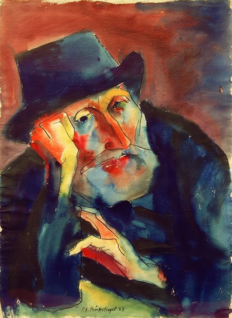 Leder Peter Susieck af Peter August Böckstiegel