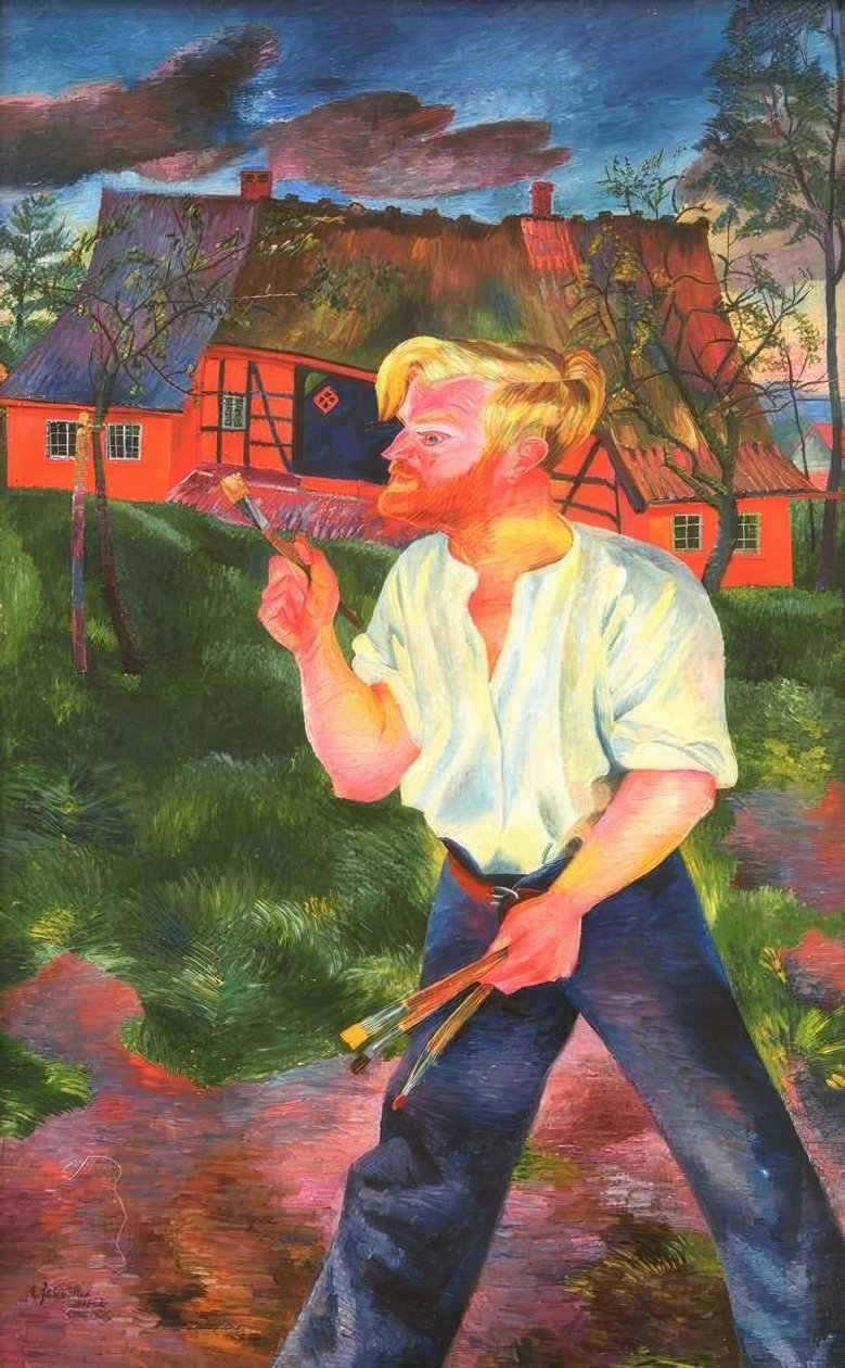 Maler Peter August Böckstiegel – Arrode – sit hjemlands maler af Peter August Böckstiegel