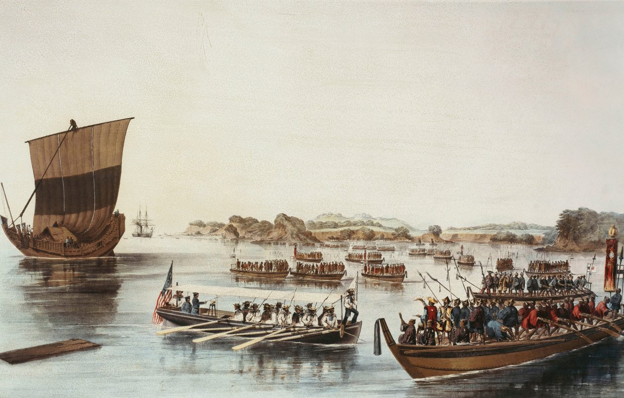 Passerer Rubicon, ca. 1853 af Peter Bernhard Wilhelm Heine