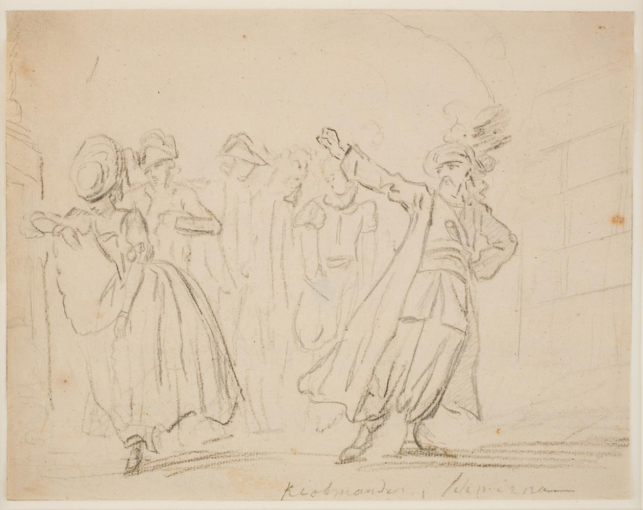 Scene fra The Merchant of Smyrna af Peter Cramer