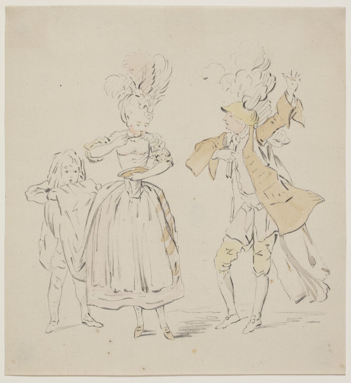 Scenebillede fra Johan Herman Wessels "Kærlighed uden Strømper" af Peter Cramer