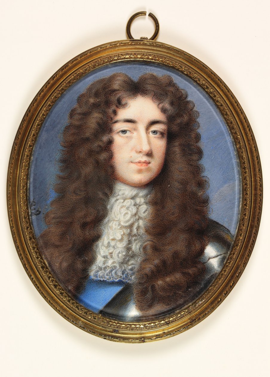 James Scott, Duke of Monmouth og Buccleuch (akvarel på vellum) af Peter Cross