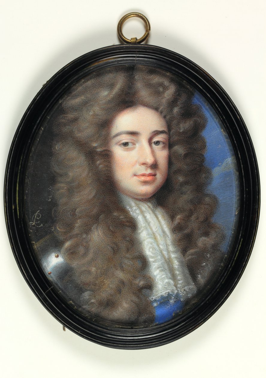 John Holles, hertug af Newcastle (akvarel på vellum) af Peter Cross