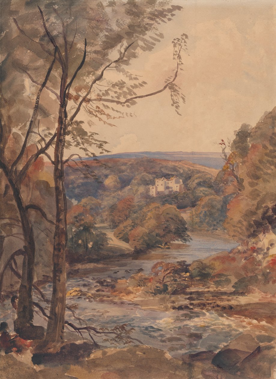 Barden Tower, Yorkshire af Peter DeWint