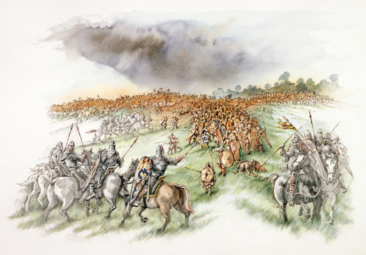 Slaget ved Hastings, 1066 c1990-2010 af Peter Dunn