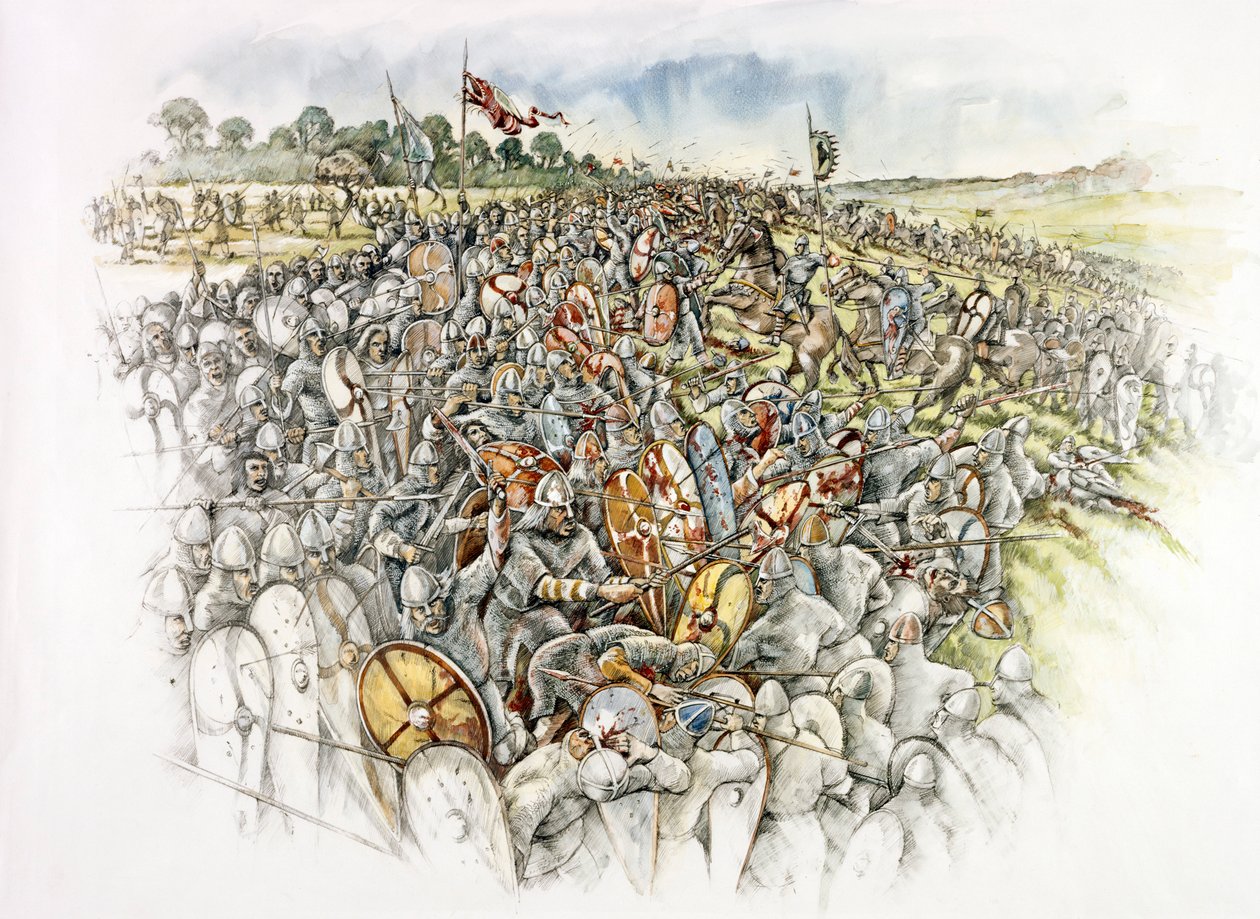 Slaget ved Hastings, 1066 c1990-2010 af Peter Dunn