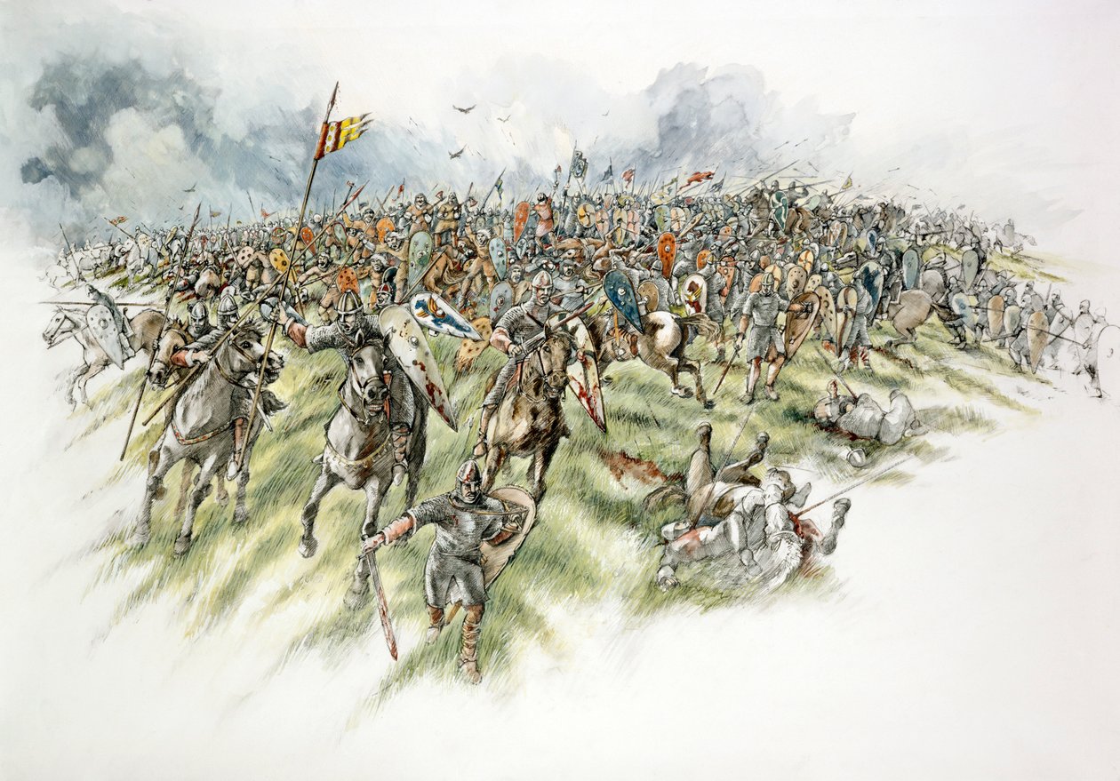 Slaget ved Hastings, 1066 c1990-2010 af Peter Dunn