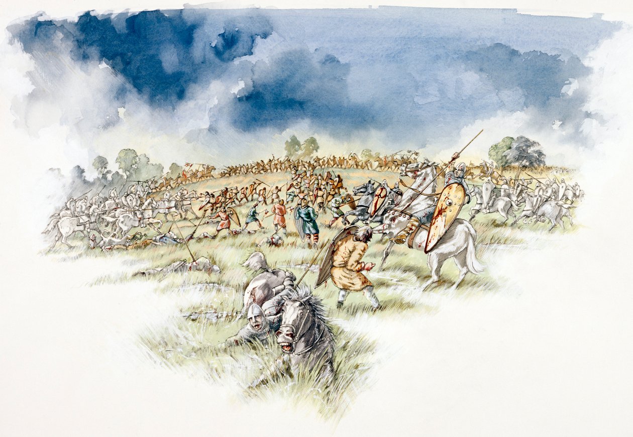 Slaget ved Hastings, 1066 c1990-2010 af Peter Dunn