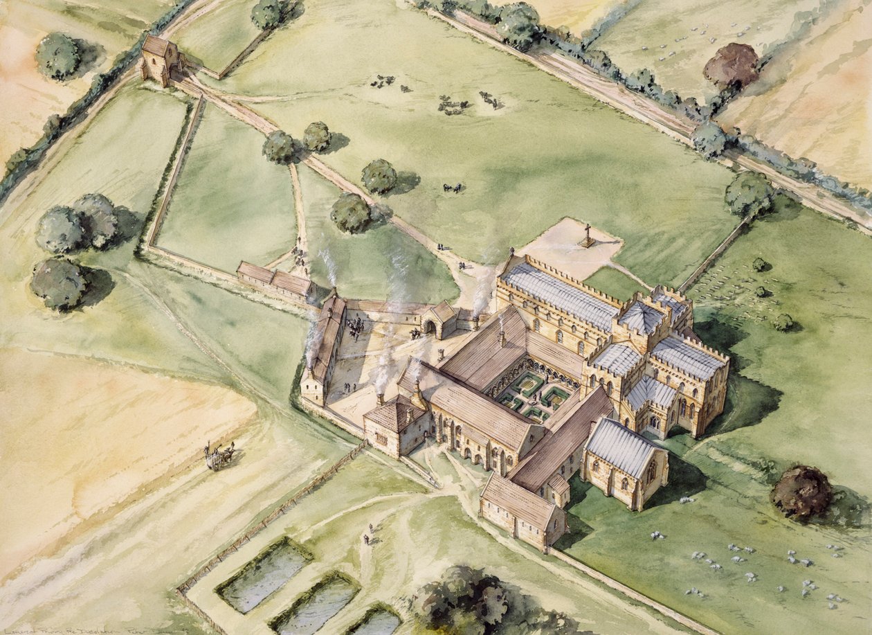 Lanercost Priory, Cumbria, c1996-c2006 af Peter Dunn