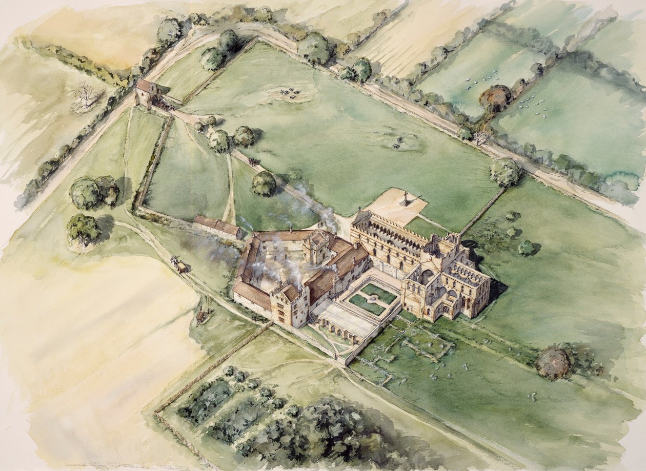Lanercost Priory, Cumbria, c1996-c2006 af Peter Dunn