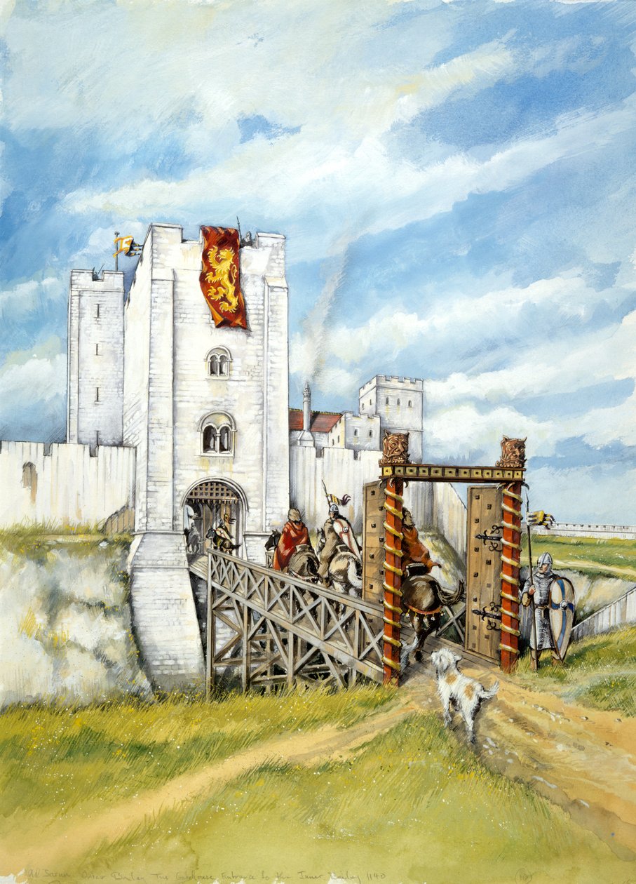 Gamle Sarum, 1140, c1990-2010 af Peter Dunn