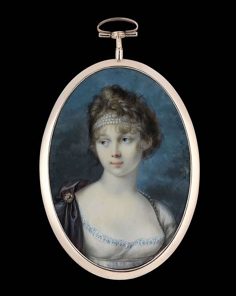 Prinsesse Zinaida Alexandrovna Beloselskaya-Belozerskaya, 1808 af Peter Eduard Stroehling