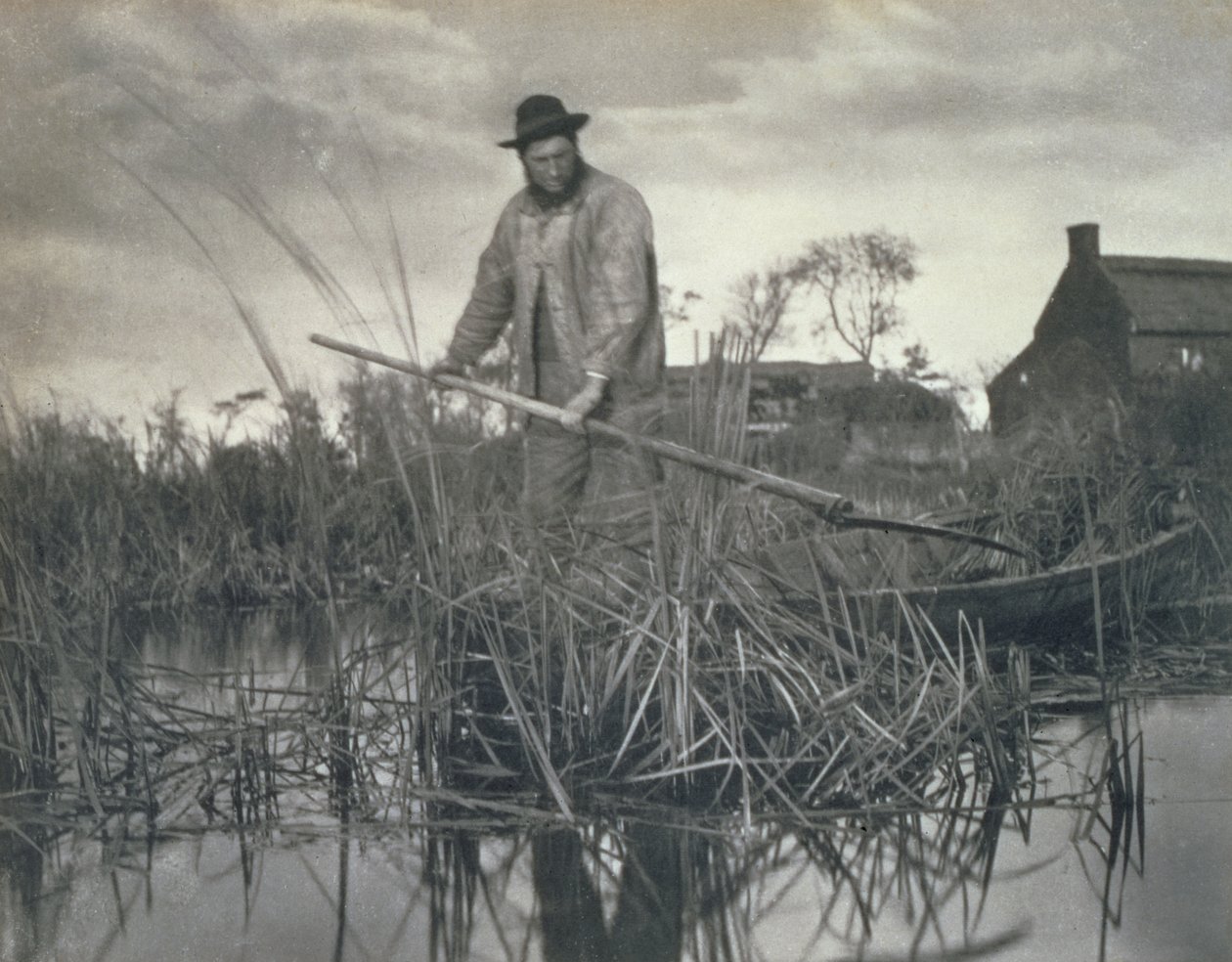 Coming Home from the Marshes, Life and Landscape on the Norfolk Broads, 1886 af Peter Emerson und Thomas Goodall
