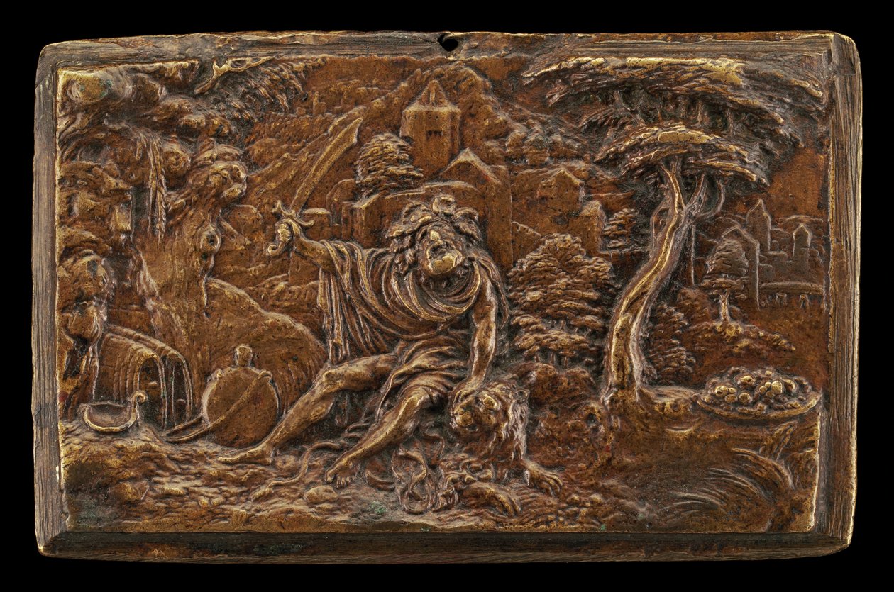 Allegory of Wrath, ca. 1535. af Peter Flötner