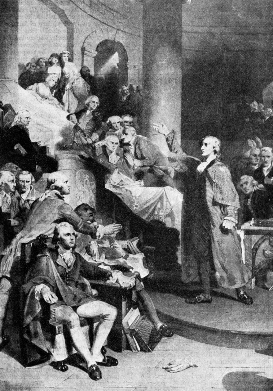 Patrick Henry 1736-1799, amerikansk revolutionær, 1775 1935. af Peter Frederick Rothermel