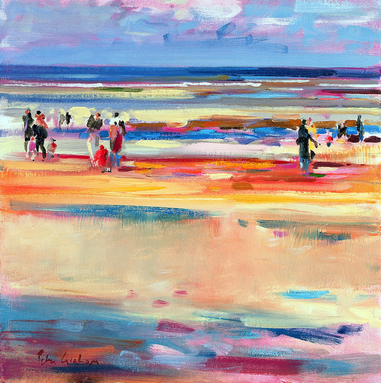 Boudin Boulevard, 2001 af Peter Graham (Contemporary)
