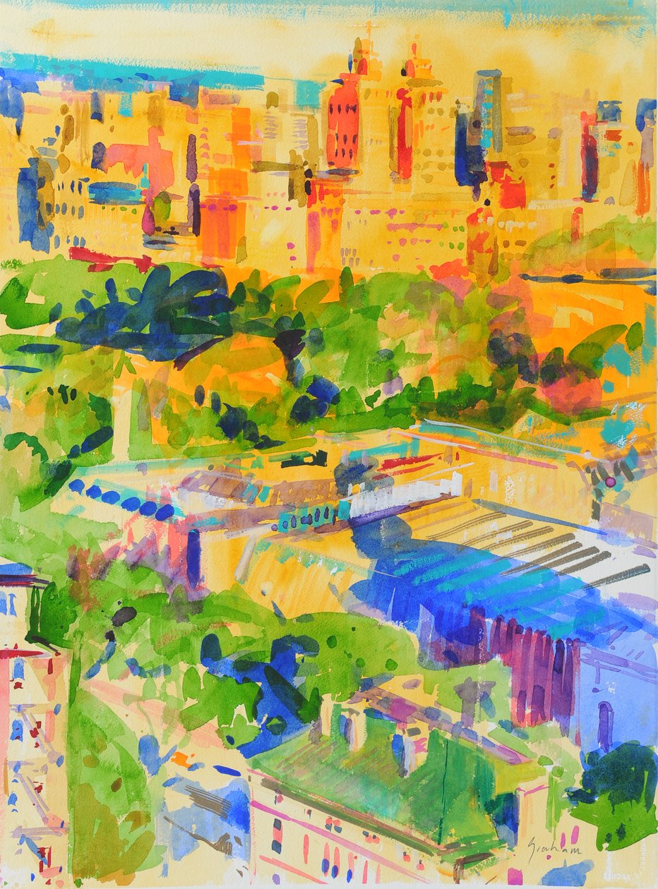 Fifth Avenue skygger over Metropolitan af Peter Graham (Contemporary)