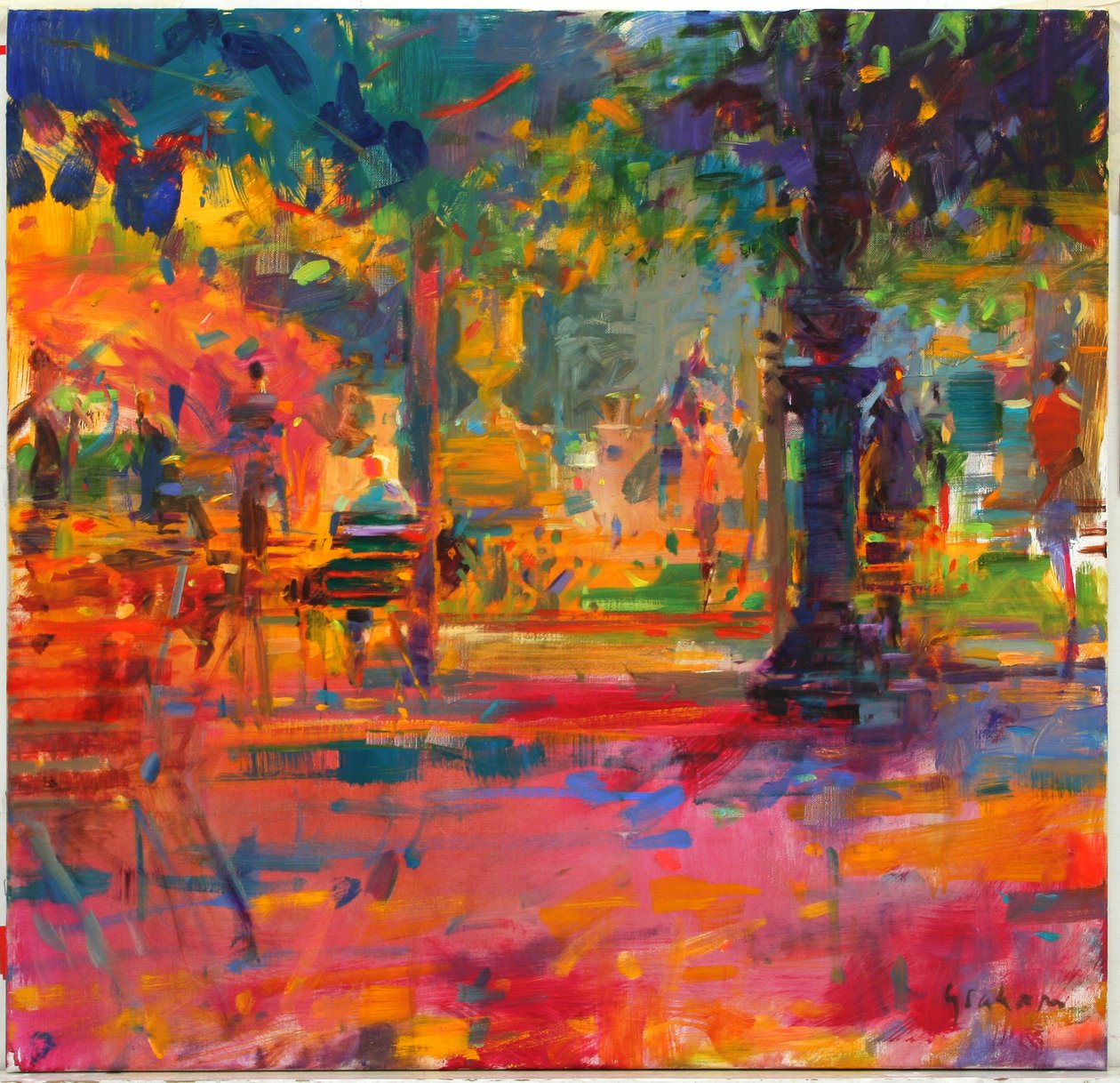 Haveterrasse af Peter Graham (Contemporary)