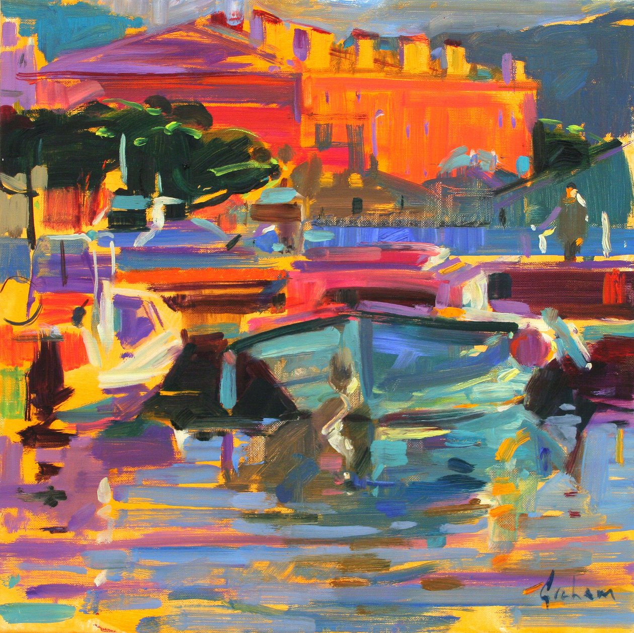 Sovebåden, 2012 af Peter Graham (Contemporary)