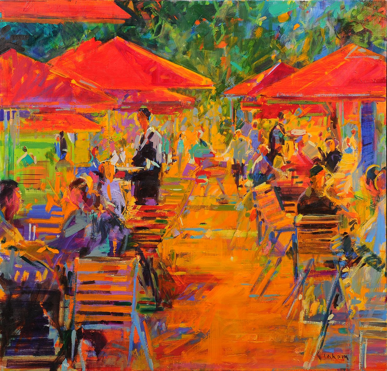 Tuileriehaven af Peter Graham (Contemporary)