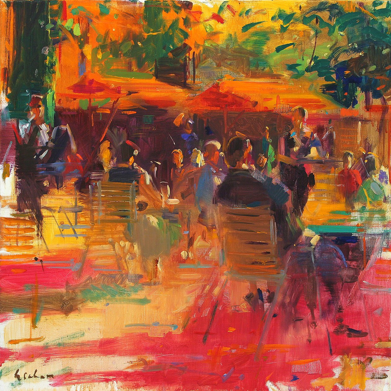 Modende sol, Paris af Peter Graham (Contemporary)