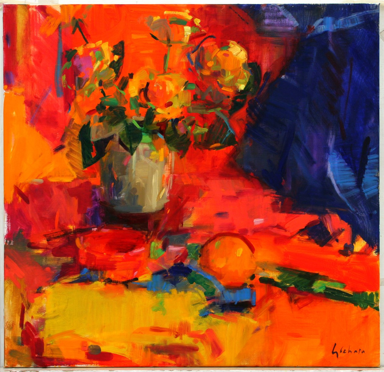 Sommerbord af Peter Graham (Contemporary)