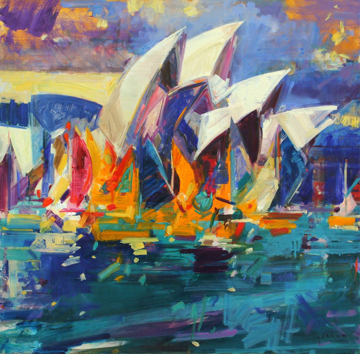 Sydney Flying Colours, 2012 af Peter Graham (Contemporary)