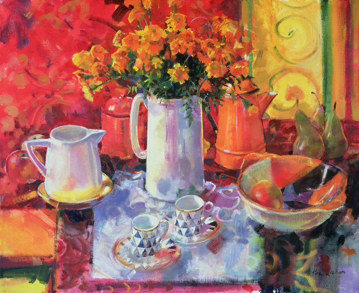 Tabelrefleksioner af Peter Graham (Contemporary)