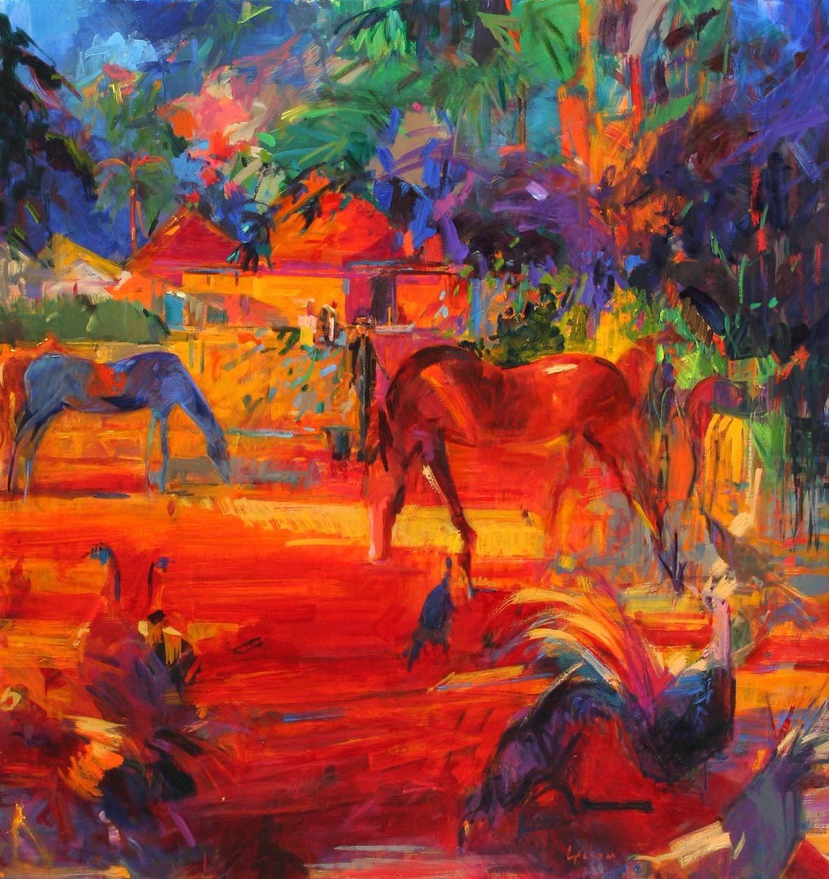 Tahiti Pastoral, 2011 af Peter Graham (Contemporary)