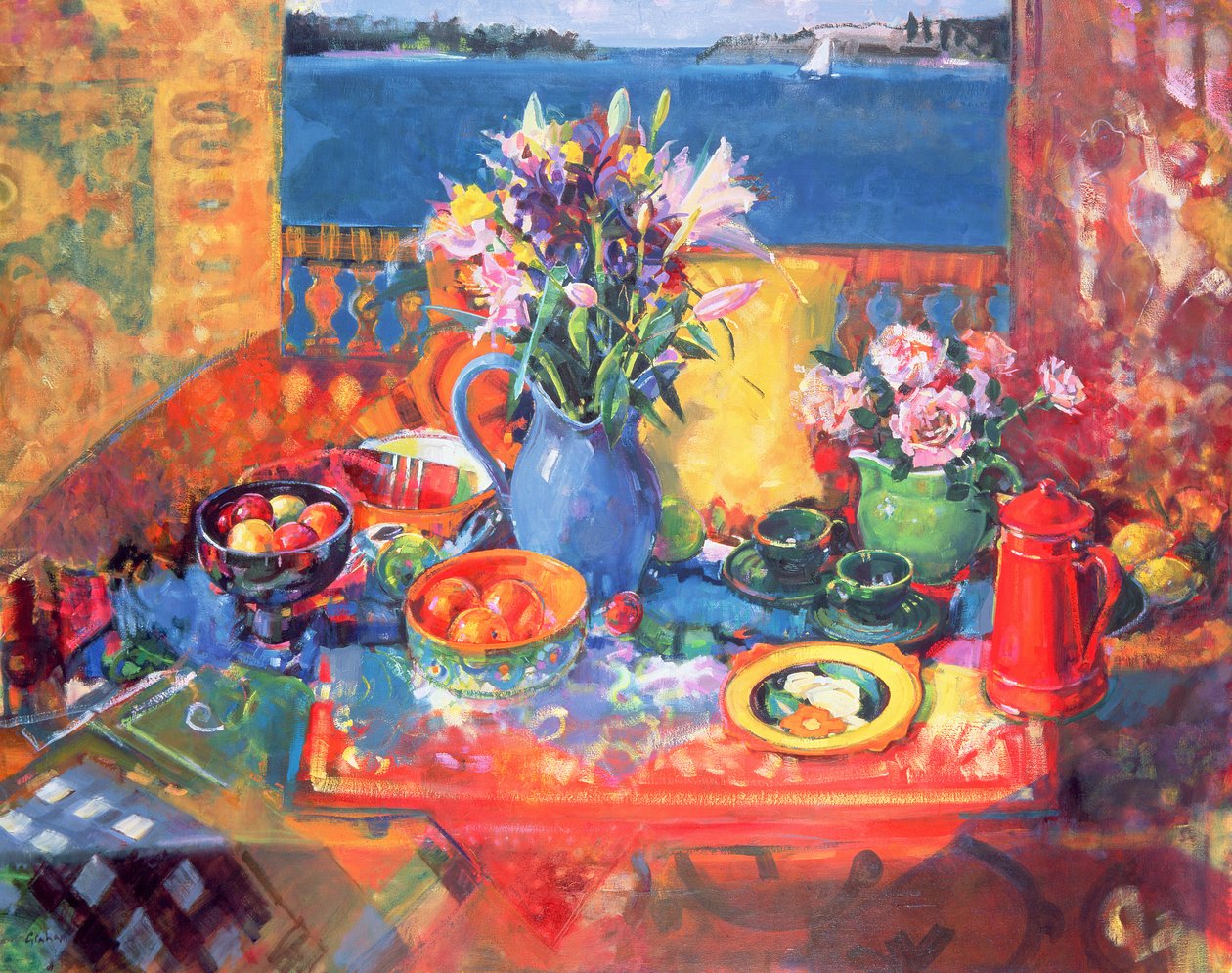 Balkonbordet af Peter Graham (Contemporary)