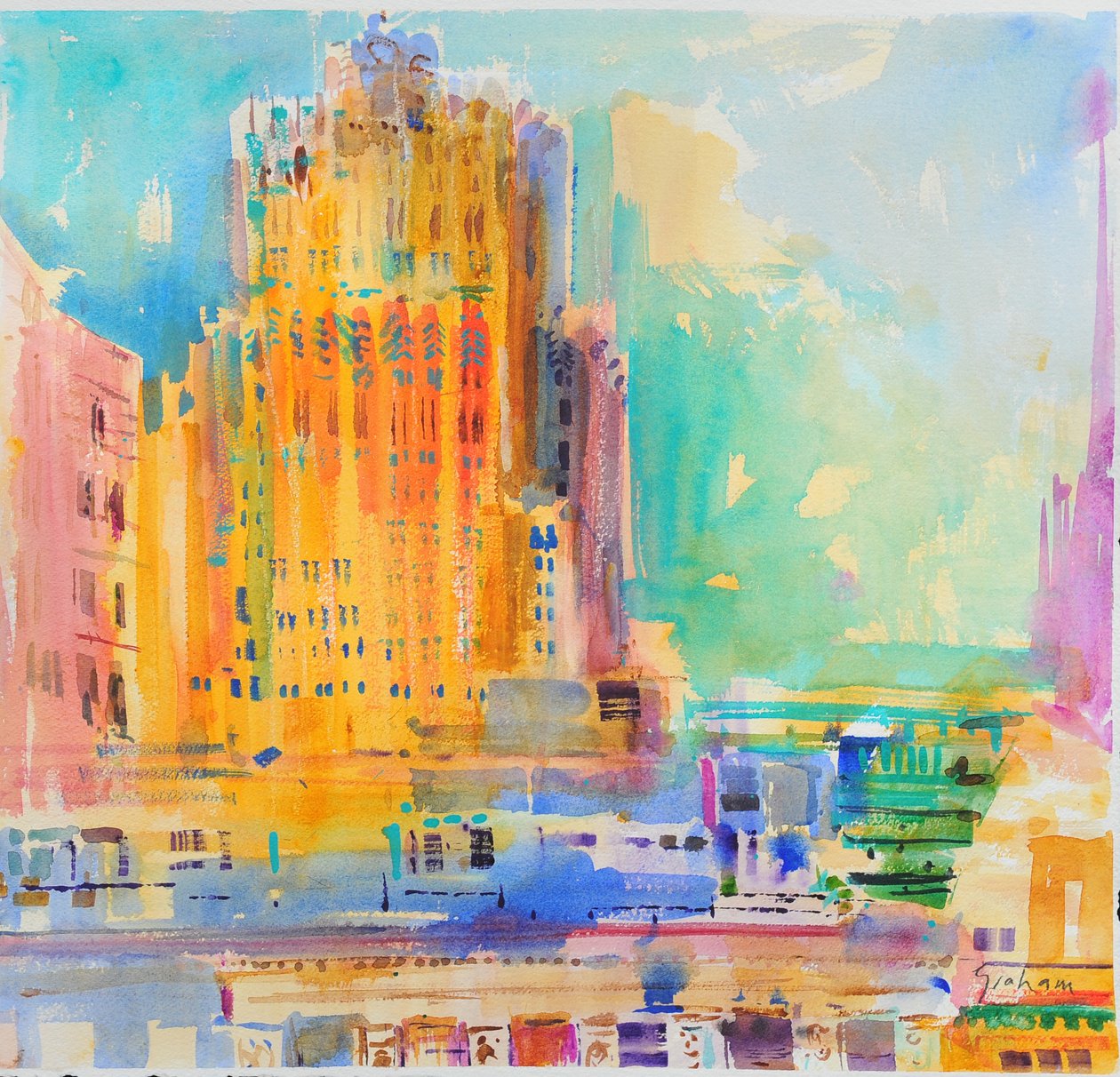Shell-bygningen, San Francisco af Peter Graham (Contemporary)