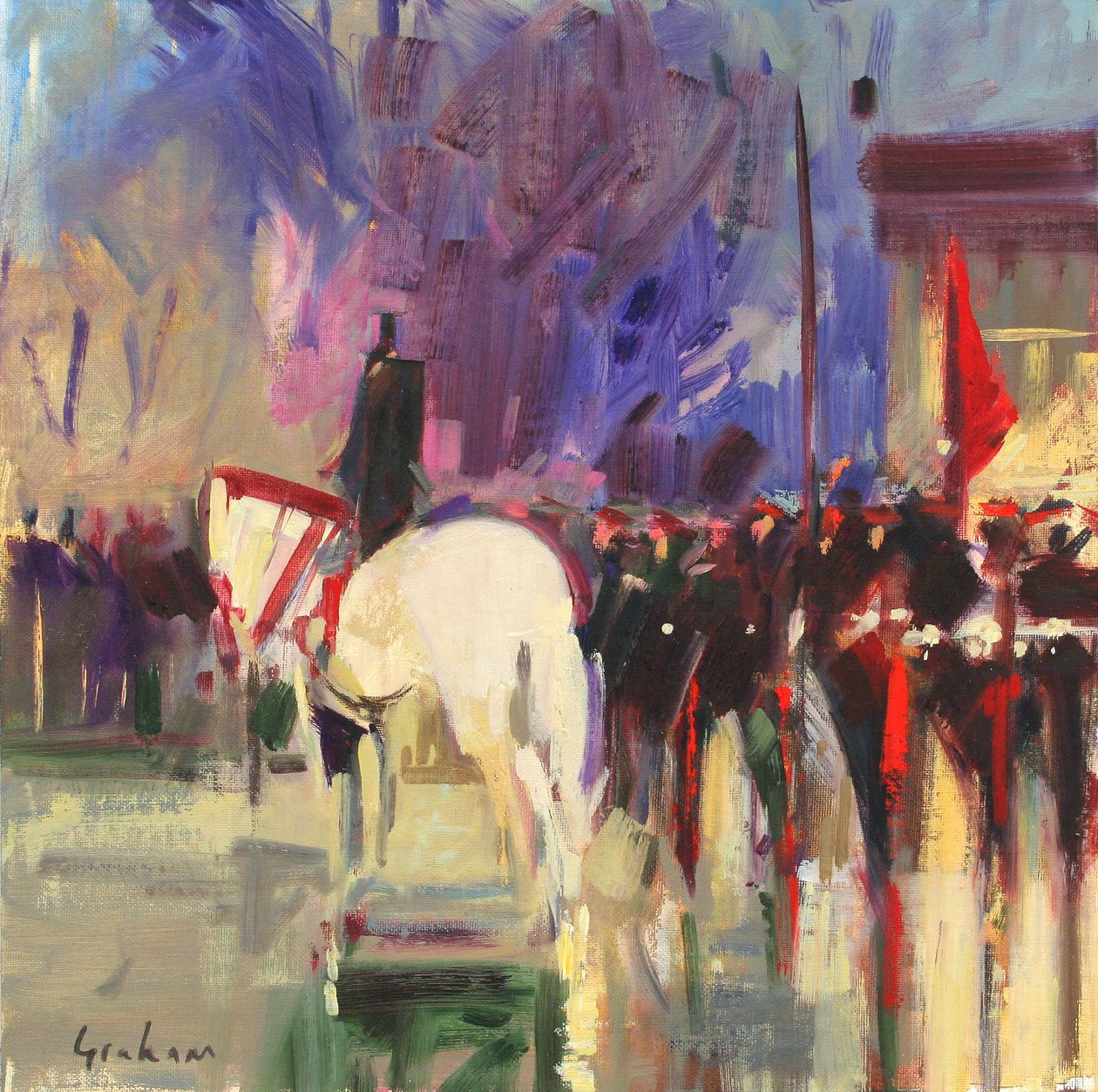 Warhorse, Sandhurst af Peter Graham (Contemporary)