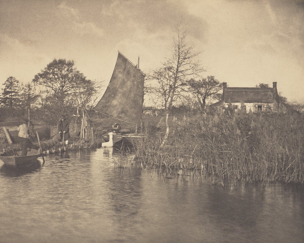 En Broadmans hytte af Peter Henry Emerson
