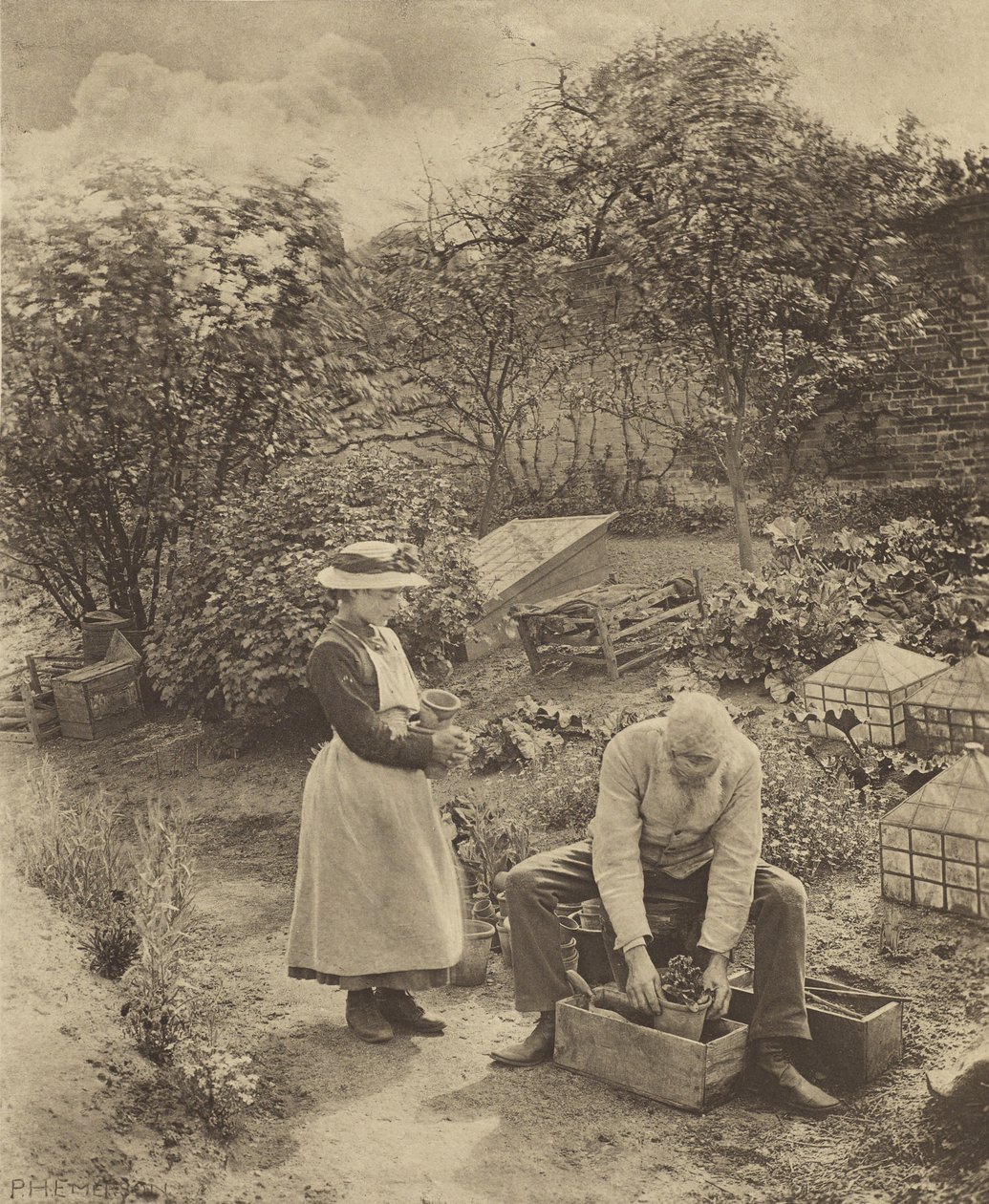 En haveende. [Suffolk.] af Peter Henry Emerson