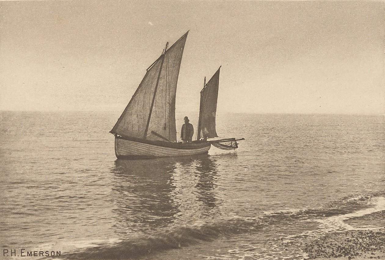En tåget morgen ved Nordsøen af Peter Henry Emerson